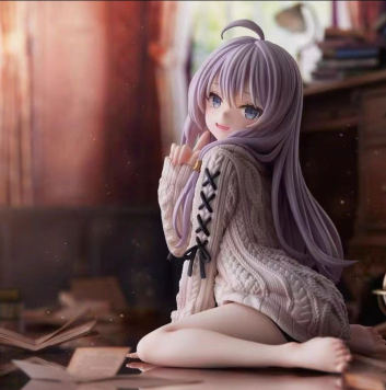Pink Sweater Anime Figure